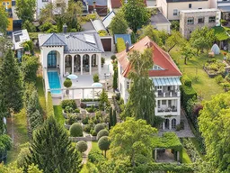 Extérieur / drone : photo immobilière retouchée
